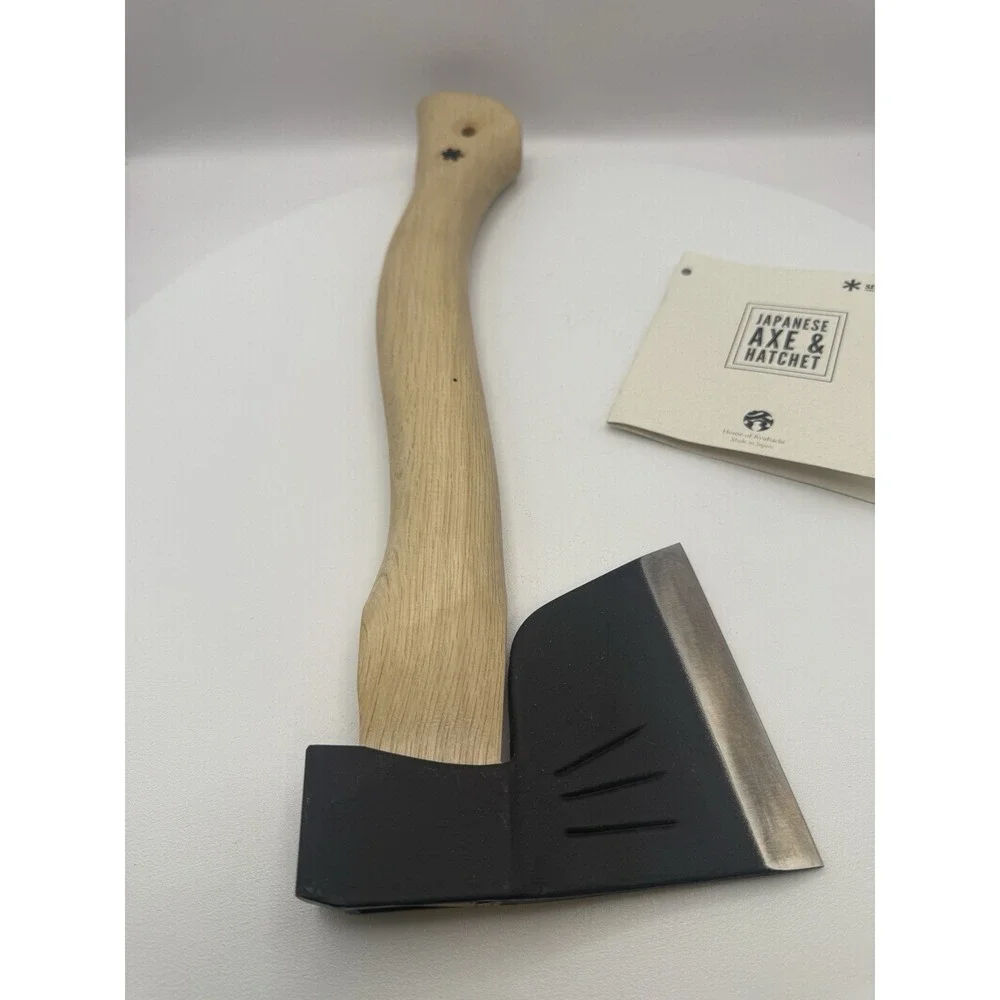 Snow Peak Hatchet With Leather Sheath Made In Japan Never Used Original Hand Tag